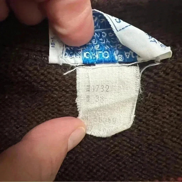 Vintage Sears Vintage Sweater Cardigan Brown Pockets Women’s Size Medium - Picture 10 of 16